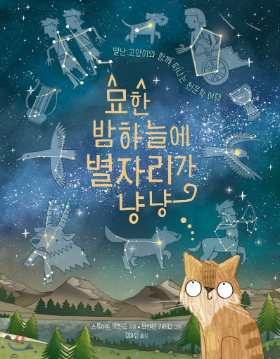 묘한 밤하늘에 별자리가 냥냥 : 별난 고양이와 떠나는 천문학 여행 : 브렌던 키어니 그림